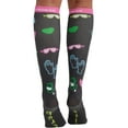 thumbnail image 3 of Cherokee Printsupport Women 8-12 mmHg Support Socks, Plus, Scrub Life - Scrub Life,Plus, 3 of 7