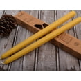 thumbnail image 3 of Hyoola 12 inch Handmade All Natural Beeswax Taper Candles Yellow Honey Scent 2 Pack, 3 of 4