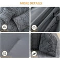 thumbnail image 5 of 8 Piece Grey Comforter Queen Set Dark Gray Tufted Boho Bedding Set for Men Women Farmhouse Rustic Geometric Bed in A Bag Comforter Set with Sheets (Gray, Queen Size), 5 of 5