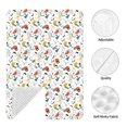 thumbnail image 5 of Yiaed Geometric Retro Print Baby Car Seat Canopy Carrier Cover, Breathable Nursing Cover for Breastfeeding,Multi-Use Infant Carseat Stroller Cover, 5 of 7