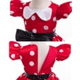 thumbnail image 3 of Girl Minnie Polka Dot Fancy Party Dress Halloween Birthday Christmas Party Outfits, 3 of 6