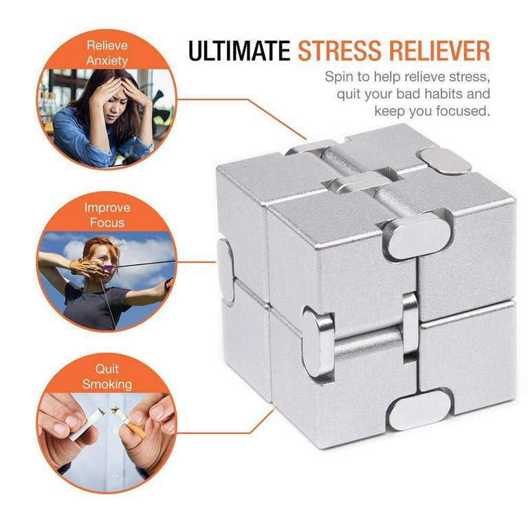 sex toy the rose Fidget Finger Toys - Infinity Cube Prime for Stress and Anxiety Relief,  Ultra Durable Sensory Gifts for Adults and Teens main image 0
