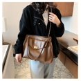 thumbnail image 3 of LHSHID Large capacity Women Shoulder Bags Pu leather Brand Designer lady Handbags Travel big totes chain female Crossbody bags black, 3 of 6