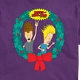 thumbnail image 2 of Beavis & Butthead - Rockin Wreath - Men's Short Sleeve Graphic T-Shirt, 2 of 4
