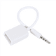 thumbnail image 3 of 4X Enchufe de Audio AUX Macho de 3.5 mm Jack una USB 2.0 Hembra Convertidor Cable Cable Coche MP3, 3 of 5
