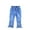 Blue3, variant on Krdevn Girls Denim Bottom Pants Flared Trousers for Teenage Stretch Bootcut Jeans Comfortable Daily Wear Outfit,7-8 Years
