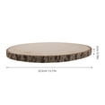 thumbnail image 2 of TEHAUX 2-Pack Natural Wood Slices for Crafting, Table Painting, Home Decor, Projects, Beige Wood Chips for Use, 2 of 8