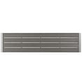 thumbnail image 6 of Modern Contemporary Urban Outdoor Patio Balcony Garden Furniture Side Dining Chair Bench and Table Set, Aluminum Metal Steel, Grey Gray, 6 of 6