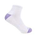 thumbnail image 5 of Fruit of the Loom All Day Comfort Girls Ankle Socks, Sizes 6-10, 10-Pack, 5 of 16
