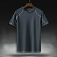thumbnail image 2 of Workout Shirts for Men, Moisture Wicking Quick Dry Active Athletic Men's Gym Performance T Shirts, 2 of 3