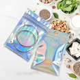 thumbnail image 5 of 100 Pcs Holographic Packaging Bags Small Mylar Bags Bags Zip Lock Smell, 5 of 5