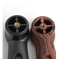 thumbnail image 3 of SHAR Universal Wood Grain Bakelite Wok Handle with Glass Cover Lid - Large 15cm, 3 of 4