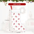 thumbnail image 4 of Yiaed Hand Drawn Strawberry Print Christmas Stockings, Christmas Stockings Hanging Ornaments, Christmas Stockings for Family Christmas Holiday Decorations, 4 of 7