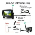 thumbnail image 6 of AHD 1080P Digital Wireless DVR Recorder Reverse Backup Camera With 7 Inch Monitor For Truck/Trailer/Bus/RV/Pickups/Trailer ,High Volume Speakers, 6 of 7