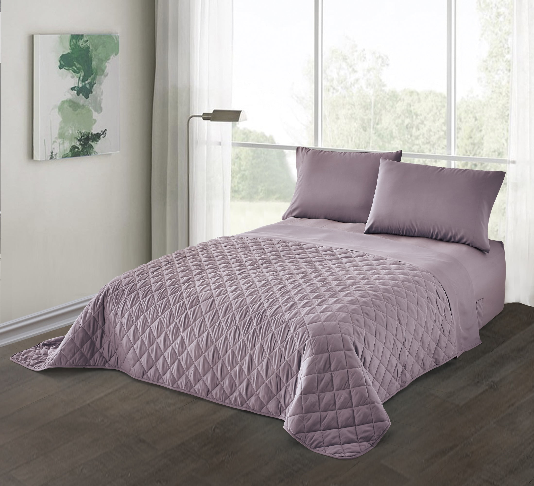 Deluxe 16" Air Mattress with Complete Bedding Set