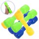 thumbnail image 2 of 6 Pcs Plastic Dumbbells Ergonomic Children Morning Exercise Barbells Hand Bar for Kindergarten (Random Color), 2 of 4