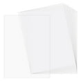 thumbnail image 1 of 10 láminas de plástico transparente, finas, de PVC, de 21 x 29,7 x 0,38 mm (8,3" x 11,7" x 0,015"), tamaño A4, flexibles y transparentes., 1 of 6