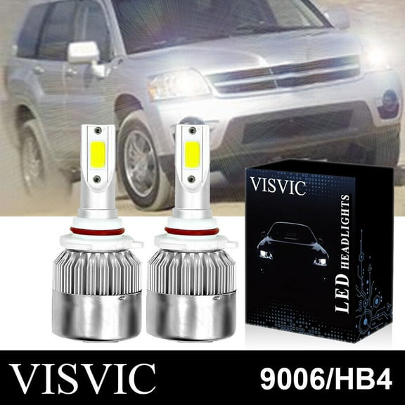 2Pcs 9006 LED Low Beam Headlight for Honda Accord 1997-2007 Civic 2004-2013 ro