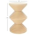 thumbnail image 3 of SAFAVIEH Glynn Modern Style Cream Round Accent End Table (11.8 in. W x 11.8 in. D x 18.5 in. H), 3 of 7
