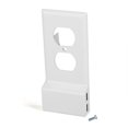 thumbnail image 1 of Plaque Murale de Charge Double USB Double Prise de Courant Bande de Remplacement Trou Rond, 1 of 10
