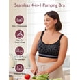 thumbnail image 3 of Sujetador Momcozy Hands Free Lactancia Maternidad Negro, 3 of 7
