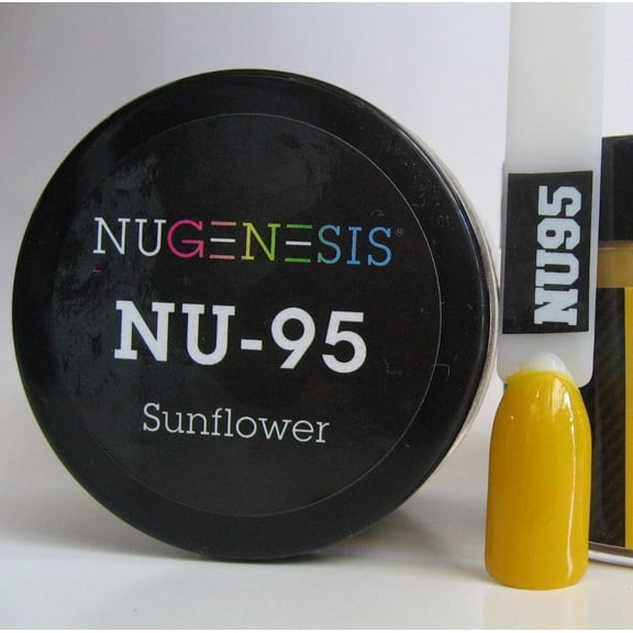 NUGENESIS Nail Color Dip Dipping Powder 1oz/jar - NU95 Sunflower