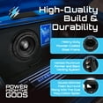 thumbnail image 3 of Hifonics ELITE 6.5” Car Mount Subwoofer Dual Voice Coil Car Audio Speaker, 600 Watt, Black, 3 of 11