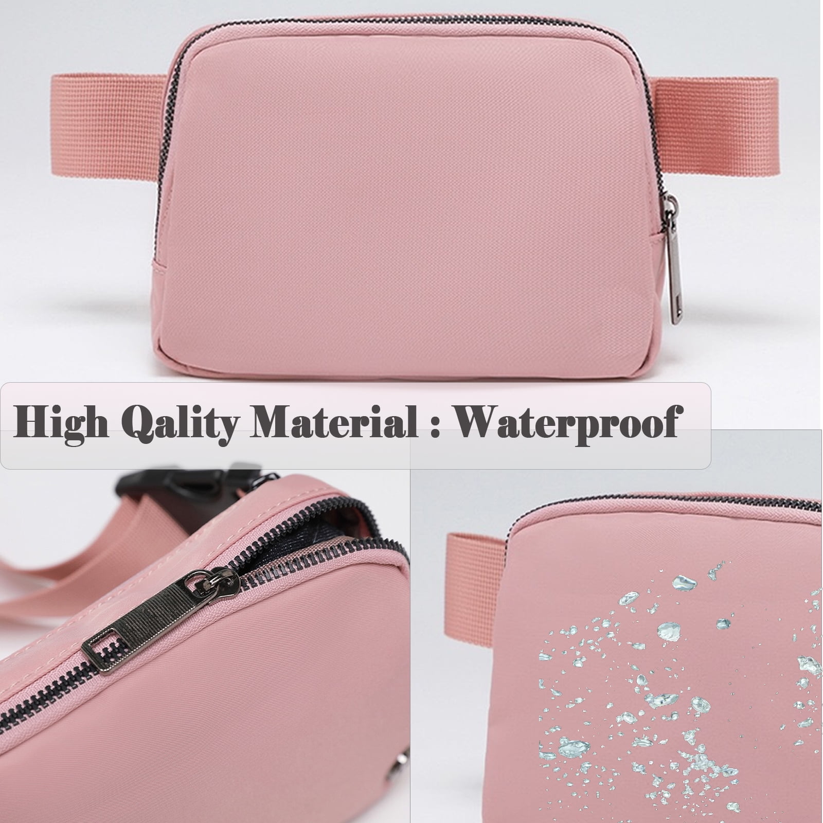 Unisex Mini Belt Bag, Adjustable Crossbody Shoulder Strap