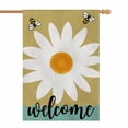 thumbnail image 1 of Bandera de jardín AOYEGO Daisy Welcome, 70 x 100 cm, poliéster, 1 of 5