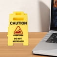 thumbnail image 5 of Jubilant  Funny Desk Decor Office Desk Sign Gag Gift Caution Overstimulated Desk Sign Funny Office Decor Gag Gift for Coworkers for Workspaces for Teammates, 5 of 8