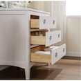 thumbnail image 3 of Legion Furniture WS2518-36-DW 36 in. Dreamy White Finish Solid Wood Sink Vanity, 1 ft. Artificial Stone Top, 3 of 4