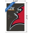 thumbnail image 3 of NFL Tampa Bay Buccaneers - Super Bowl LV Minimalist Logo Wall Poster, 14.725" x 22.375", Framed, 3 of 3