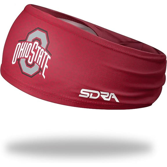The Ohio State University Red Tapered Headband (Ohio Buckeyes) - College Basketball, Football, Baseball, and Game Day