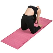 Sivi Herbal Organic Cotton Yoga Mat - Eco-Friendly Hand-Woven Non-Slip Rug - Thick & Comfortable (24”x72”x5mm) for Home Fitness & Yoga