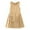 Khaki, variant on Girls School Style Pinafore Dress β Solid Sleeveless Crew Neck A-Line Pleated Jumper Dress, Elastic Comfortable Casual Daily Wear for Spring Summer (5T-16Y)