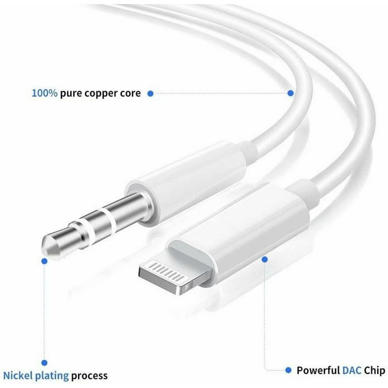 Apple Genuine Lightning to 3.5 mm Headphone Jack Adapter