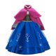 thumbnail image 1 of Disfraz de princesa Anna y Elsa para niña, disfraz de reina de la nieve, disfraz de fantasía para actuación, disfraz de hada para Halloween Fivean unisex, 1 of 2
