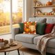 thumbnail image 1 of Thanksgiving Pillow Covers 17.7x17.7 Inches Fall Pumpkin Decorative Pillow Cases With Soft Fabric Hidden Zipper For Home Decor, 1 of 6