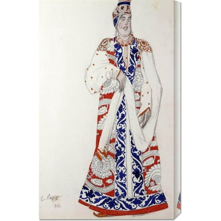 Costume Design For The Production Moskwa by Leon Bakst