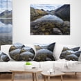 thumbnail image 3 of Designart Wast Water with Reflection in Lake - Landscape Printed Throw Pillow - 18x18, 3 of 4