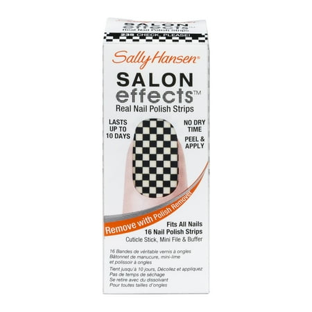 Sally Hansen Salon Effects Real Nail Polish Strips 235 Check, Please - 16 CT