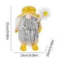 thumbnail image 3 of Jlong Plush Bumble Bee Gnomes Scandinavian Tomte Nisse Swedish Spring Summer Decorations Honey Bee Home Farmhouse Kitchen Plush Collection,1PC, 3 of 9