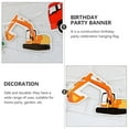 thumbnail image 5 of FOLOYORI Construction Birthday Party Supplies Banner 2Pcs Multi-Colored 11.4X5.1X0.04in, 5 of 8