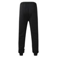 thumbnail image 4 of Sweatpants for Men- Wide Leg Loose Solid With Pockets Zip-up Gym Men‘s Pants Blue L, 4 of 5