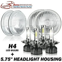 For Datsun 510 620 710 810 5.75" Round LED Headlights Halo H5006,4PCS