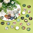 thumbnail image 4 of 25mm Mushroom Glass Cabochons 50 Styles Half Round Tiles Glass Cabochons Dome Gems for oto Cameo Pendant Jewelry Making Handcrafts Scrapbooking Mixed Color, 4 of 9