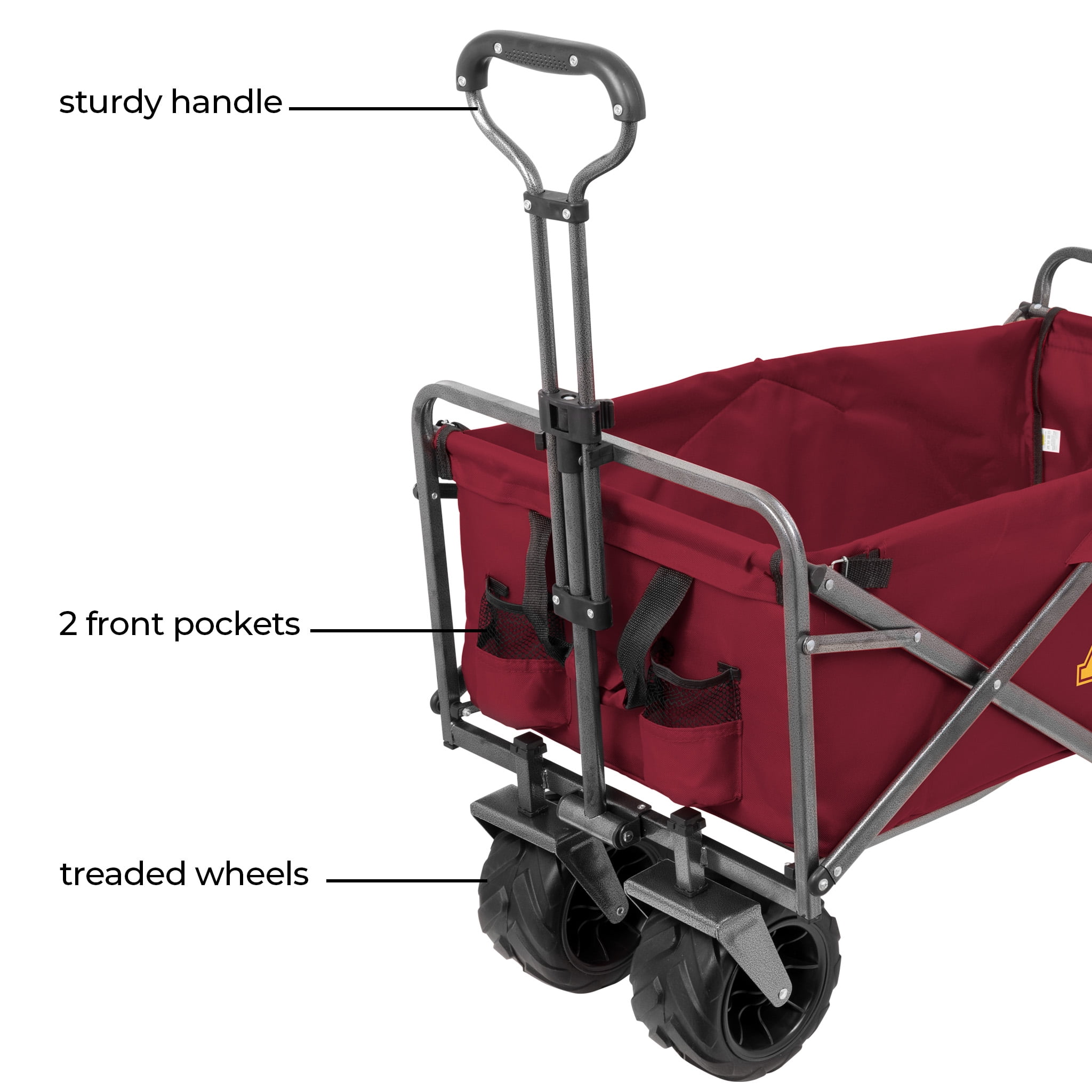 Smart Design Collegiate Heavy Duty Sports Wagon- Minnesota Gophers