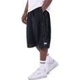 thumbnail image 2 of Pro Club Men's Heavyweight Mesh Basketball Shorts 161-BLK-XL, 2 of 4