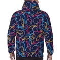 thumbnail image 7 of Sikiie Multicolor Bowling Men's Hoodie, Essentials Hoodie, Sweatshirt, Pullover Hooded Sweatshirt for Men-XX-Large, 7 of 7