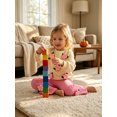 thumbnail image 4 of Happy Town Infant Baby Girl Long Sleeve Sweatshirt Flare Pants 2-Piece Set Fall Winter Toddler Girl Outfits, 4 of 7